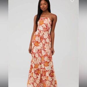 MINKPINK Azar Open Back Maxi Dress